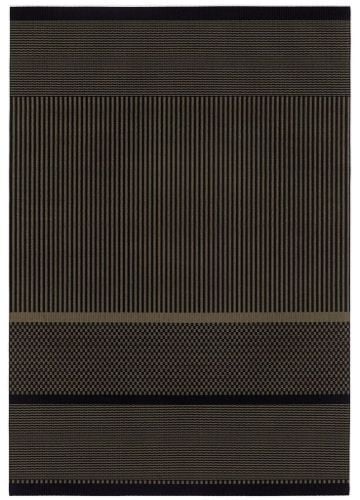 Woodnotes San Francisco Carpet Sewn Edges 170x240 cm - Black/Nutria