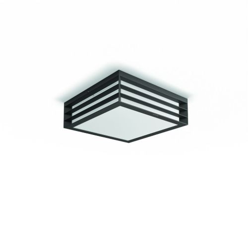 PHILIPS Moonshine Pendelleuchte 26x26 cm - Anthrazitgrau/Aluminium