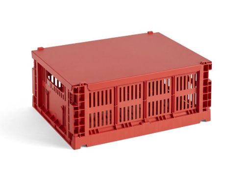 HAY Colour Crate Lid Medium – Rot