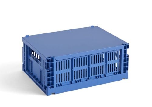 HAY Color Crate Lid Medium – Electric Blue