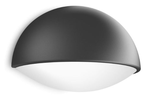 PHILIPS Dust Væglampe H: 12 cm - Antracitgrå/Aluminium