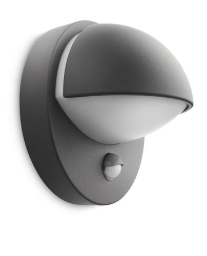 PHILIPS June Wandleuchte H: 19,5 cm – Anthrazitgrau/Aluminium
