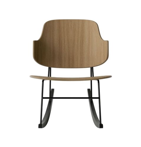 Audo Copenhagen The Penguin Rocking Chair SH: 42 cm - Natural Oak