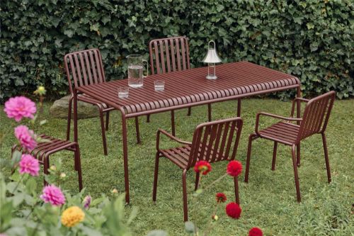 HAY Palissade Sessel SH: 45 cm – Eisenrot