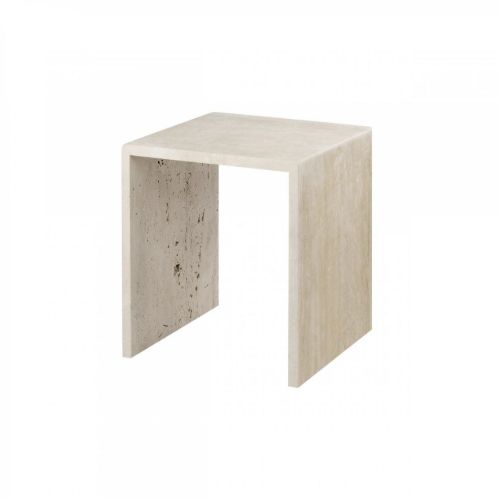 Blomus Varu Beistelltisch 2er-Set H: 45 cm – Travertin