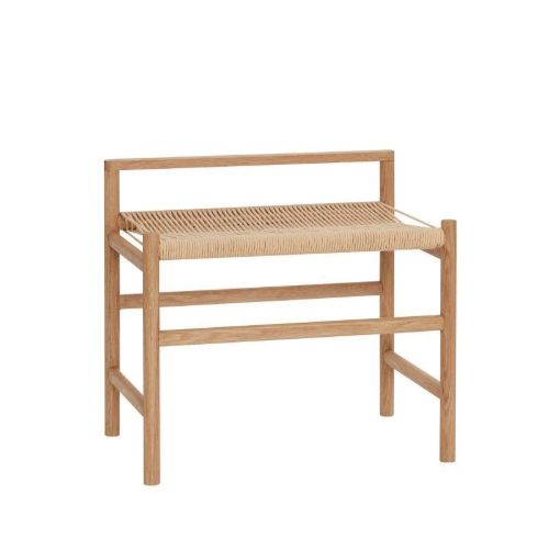 Hübsch Heritage Bænk Small B: 55 cm - Natural