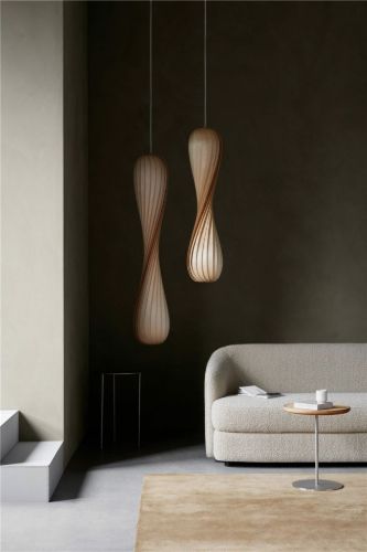 Tom Rossau TR7 Pendelleuchte 25x112 cm - Natur