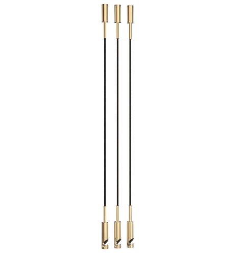 FROST SIGNATURES Tragehaken 3er-Pack H: 140 cm – Poliertes Gold