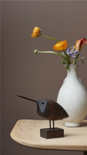 Warm Nordic Beak Bird Awake Snipe 13x18,5 cm – Räuchereiche