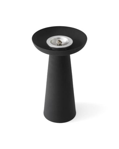 Audo Copenhagen Meira Öllaterne für den Außenbereich, H: 36 cm – Schwarz