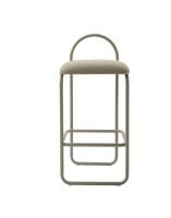 Bild von AYTM Angui Barhocker H: 82,5 cm – Taupe/Taupe