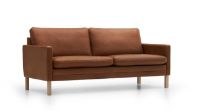 Bild von Mogens Hansen MH2615 2,5 Pers. Sofa L: 180 cm – Frej 06 Leder/Natureiche