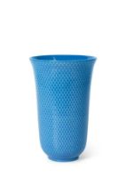 Bild von Lyngby Porzellan Rhombe Color Vase H: 20 cm – Blau