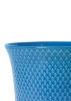 Bild von Lyngby Porzellan Rhombe Color Vase H: 20 cm – Blau