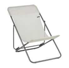 Bild von Lafuma Deckchair Maxi Transat Loungesessel SH: 33 cm Batyline ISO - Seigle II