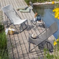 Bild von Lafuma Deckchair Maxi Transat Loungesessel SH: 33 cm Batyline ISO - Seigle II