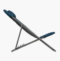 Bild von Lafuma Liegestuhl Maxi Transat Plus SH: 34 cm BeComfort - Tintenblau