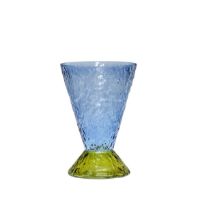 Bild von Hübsch Abyss Vase H: 29 cm - Hellblau/Olivgrün OUTLET