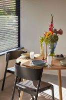 Bild von Hübsch Abyss Vase H: 29 cm - Hellblau/Olivgrün