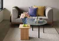 Bild von Hübsch Abyss Vase H: 29 cm - Hellblau/Olivgrün