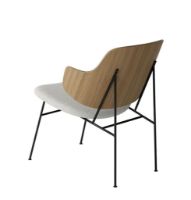 Bild von Audo Copenhagen The Penguin Lounge Chair SH: 42 cm – Natureiche/Hallingdalgrau