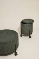 Bild von Hübsch Contain Pouf Large Ø: 66 cm - Grün