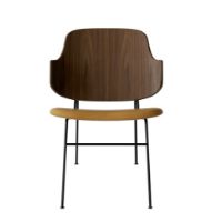 Bild von Audo Copenhagen The Penguin Lounge Chair SH: 42 cm – Walnuss/Leder Cognac