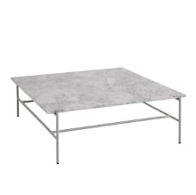 Bild von HAY Rebar Couchtisch L: 100 x B: 104 x H: 33 cm – Fossilgrauer Marmor