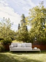 Bild von Vipp 720 Outdoor-Open-Air-Sofa, offenes Ende, rechts, L: 246 cm – Beige