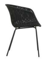 Bild von House Doctor Hapur Sessel SH: 46 cm - Schwarz