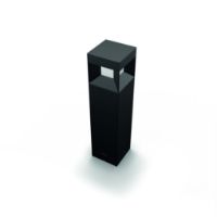 Bild von PHILIPS Parterre Säulenlampe H: 40 cm – Schwarz/Aluminium