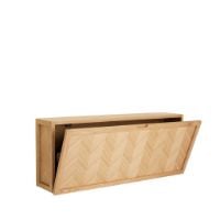 Bild von Hübsch Herringbone Schuhschrank Large L: 100 cm - Natur