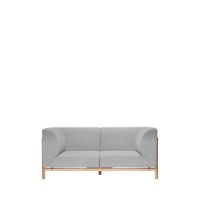 Bild von Hübsch Moment 2-Pers. Sofa L: 182 cm - Grå/Natur OUTLET