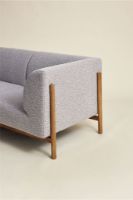 Bild von Hübsch Moment 3-Pers. Sofa L: 257 cm - Grå/Natur