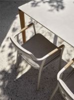 Bild von Vipp 711 Outdoor Open-Air Stuhl SH: 44,5 cm - Beige
