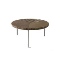 Bild von Vipp 716 Outdoor Open-Air Couchtisch Ø: 90 cm – Teak