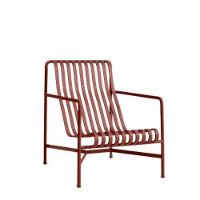 Bild von HAY Palissade Lounge Chair High SH: 38 cm – Eisenrot