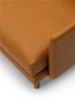 Bild von Bruunmunch EMO 3-Sitzer L: 207 cm – Dakar Cognac/Natureiche