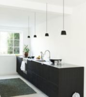 Bild von Normann Copenhagen Tub Pendelleuchte Ø: 13 cm – Schwarz