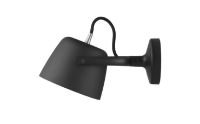 Bild von Normann Copenhagen Tub Wandleuchte Ø: 13,2 cm – Schwarz