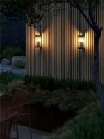 Bild von Nordlux Coupar Gartenlampe Wand H: 25 cm - Schwarz