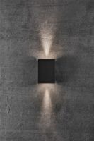 Bild von Nordlux Fold 10 Gartenlampe Wand H: 14,8 cm - Schwarz