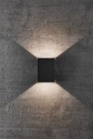 Bild von Nordlux Fold 10 Gartenlampe Wand H: 14,8 cm - Schwarz