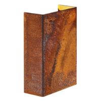 Bild von Nordlux Fold 10 Gartenleuchte Wand H: 14,8 cm - Corten