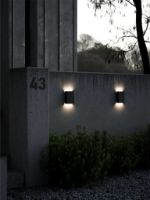 Bild von Nordlux Fold 15 Gartenlampe Wand H: 21 cm - Schwarz
