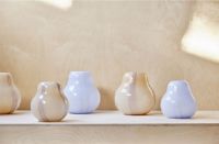 Bild von OYOY Kojo Vase Groß H: 25 cm - Lavendel/Weiß