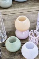 Bild von OYOY Kojo Hurricane Kerzenhalter H: 9 cm - Rose