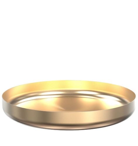 FROST LIVING Rondo Skål 370 Ø: 37,2 cm - Børstet Guld
