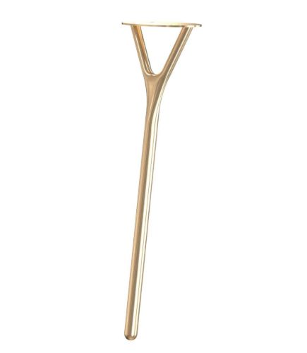FROST WISHBONE Bordben 8001 H: 72,6 cm - Børstet Guld