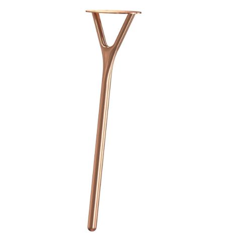FROST WISHBONE Bordben 8001 H: 72,6 cm - Børstet Kobber